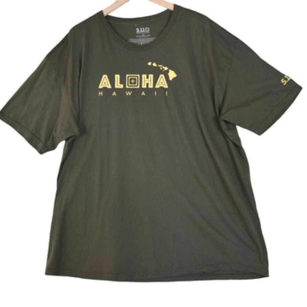 5.11 Tactical Aloha Hawaii Shirt 2XL Graphic Utility Tee